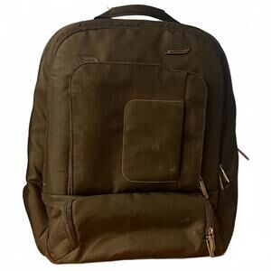 Briggs And Riley Verb Glide Backpack Laptop Travel Black Orange VB415-4 Pockets